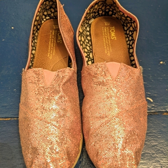 Women's Sparkly Tom's - Picture 1 of 3